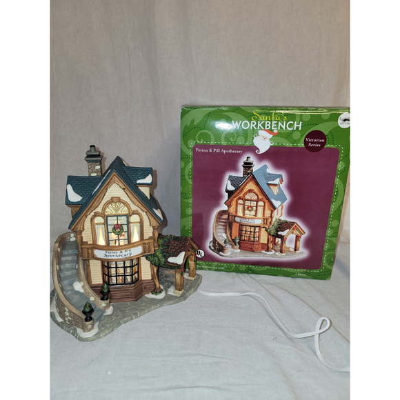 2002 Santas Workbench Potion and Apothocary (Works!) Christmas Decor - Picture 4 of 7